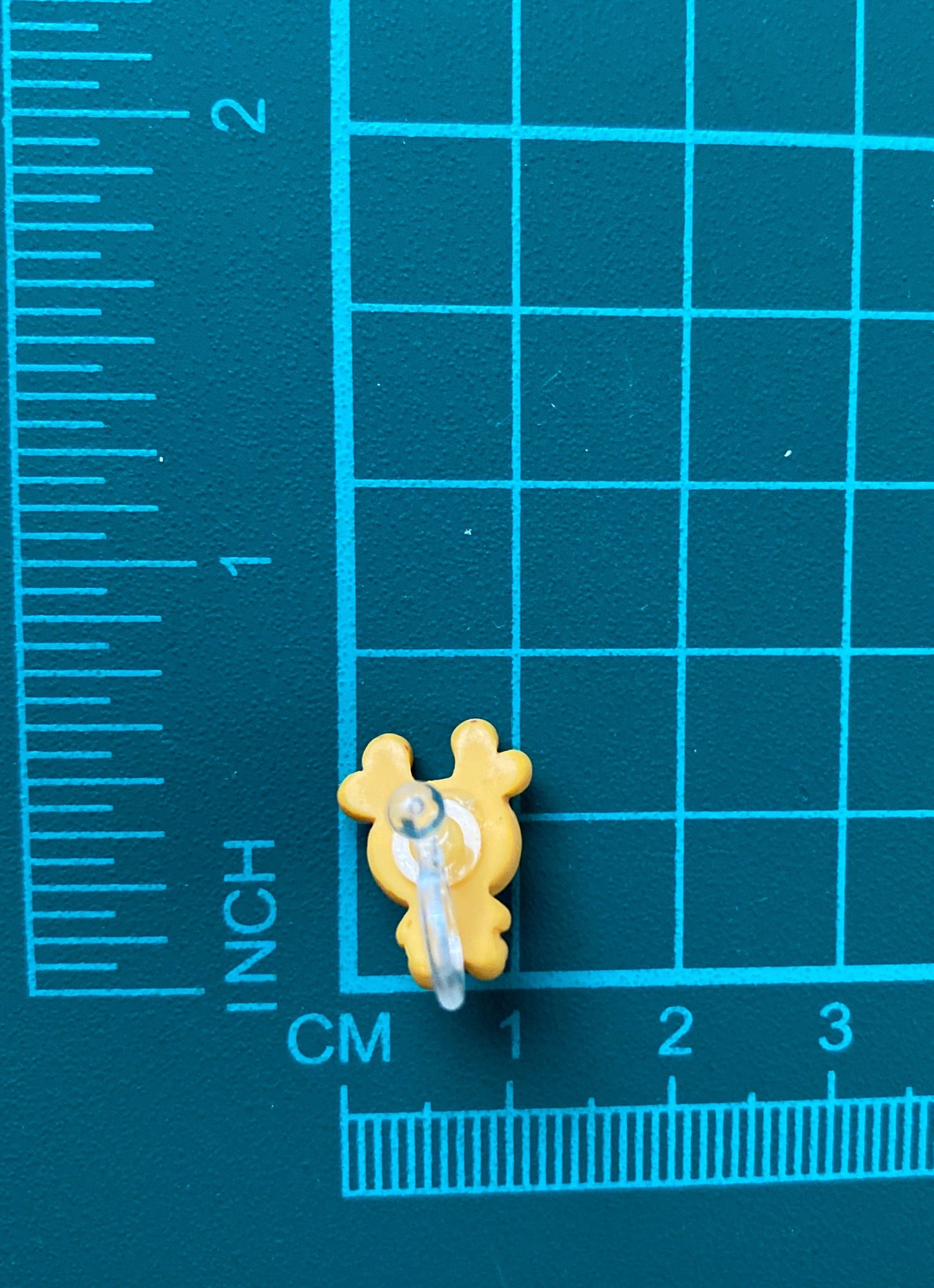 Tiniest little giraffe invisible clip on earrings, adorable Kawaii earrings for unpierced ears