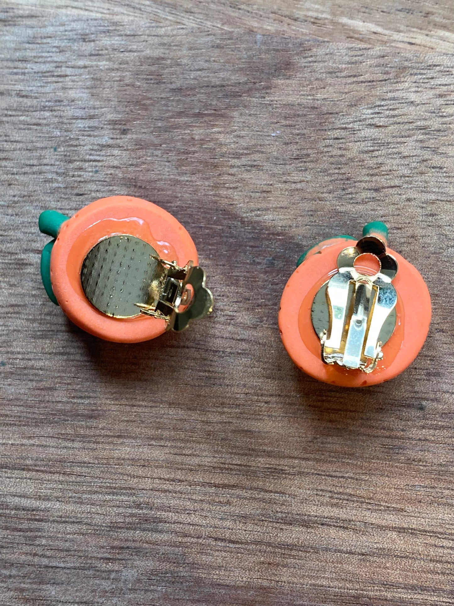 Adorable fruit clip on earrings